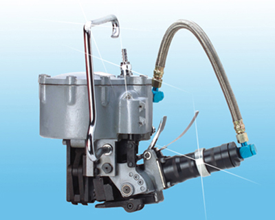 一体气动钢带打包机KZ32B打包机涡轮杆