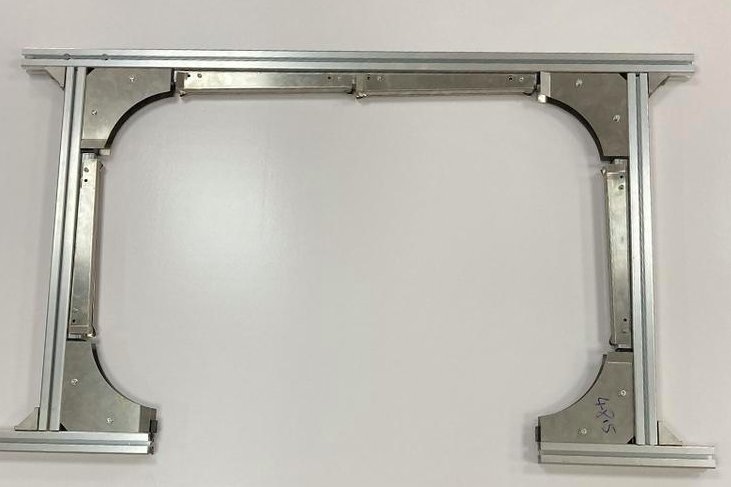 水平打包机送带槽